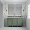 James Martin Vanities Brittany 60in Double Vanity, Smokey Celadon w/ 3 CM White Zeus Top 650-V60D-SC-3WZ - alternate 4